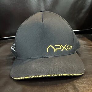 Black Cap with Gold Logo